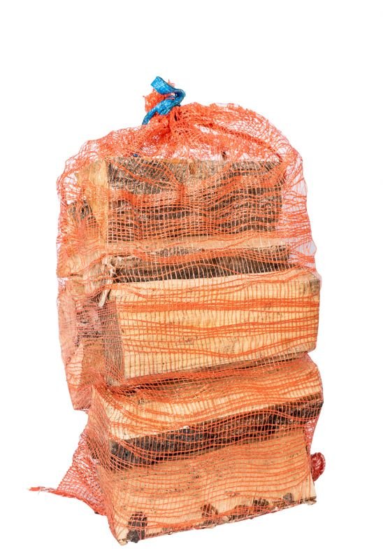 Brennholz Birke 28 cm 30 Liter Sack